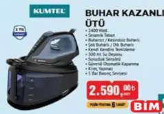 KUMTEL BUHAR KAZANLI ÜTÜ